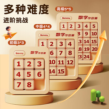 名遇数字华容道5*5磁力数独拼图6-12岁益智玩具教具生日开学礼物必备拼图早教智力男孩女孩