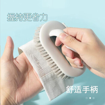 茶花大号洗衣刷子套装【共2把】家用多功能洗鞋神器洗鞋刷随机颜色