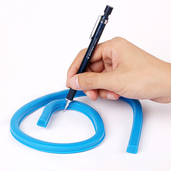 施德楼（STAEDTLER）曲线软尺 30cm可塑任意角度蛇尺量尺 美术绘图学生画画作图用无刻度97164-30