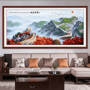 油画万里长城品牌及商品- 京东
