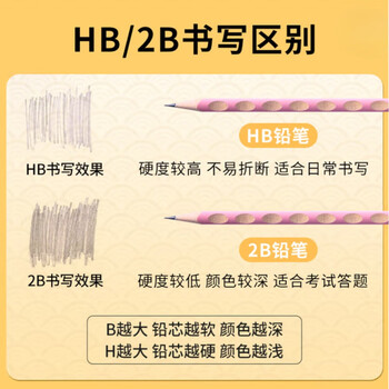 晨光(M&G)文具 2B洞洞铅笔12支 儿童正姿矫姿铅笔学生练字笔 易握不易断无铅毒笔 粉色款AWP307A9 晨光(M&G)文具 2B洞洞铅笔12支 儿童正姿矫姿铅笔学生练字笔 易握不易断无铅毒笔 粉色款AWP307A9