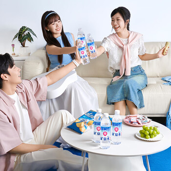 鼎湖山泉赞泉弱碱性天然矿泉水 560ML*24瓶/箱 家用商用