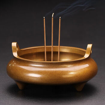 宣德款铜香炉价格报价行情- 京东
