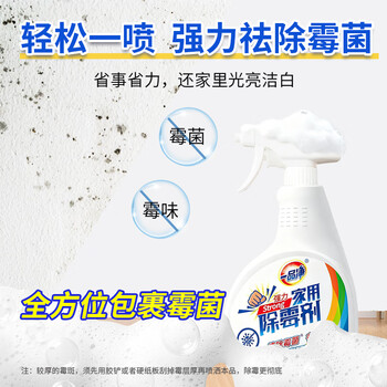 一品净 强力除霉剂500g 墙面瓷砖洗衣机胶圈除霉菌家用清洁喷雾热门商品