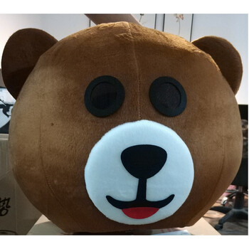 服装成人熊本熊卡通玩偶服皮卡丘抖音熊网红熊装行走装 网红熊头套