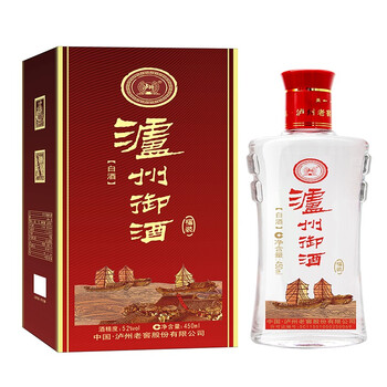 52度泸州御酒 福装礼盒高度白酒500ml单瓶【正品】 450ml*1瓶 38度