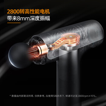 飞利浦小钢炮3205G升级钛合金头运动筋膜枪按摩器肩颈腰背多功能放松肌肉按摩枪送男女友节日生日礼物