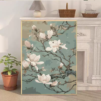 数字油画玉兰花品牌及商品- 京东