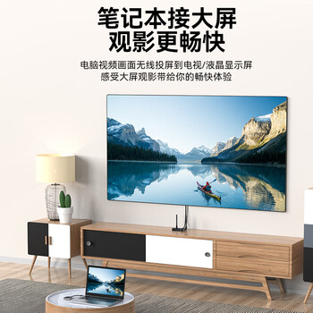 胜为企业级无线投屏器USB同屏器电脑手机笔记本HDMI/VGA高清传输器电视投影仪显示器会议套装DHU011AB