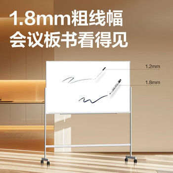 得力(deli)粗头可擦易擦白板笔耐磨耐用 办公文具会议老师培训教学 2黑1红1蓝混色 4支/盒 SK223