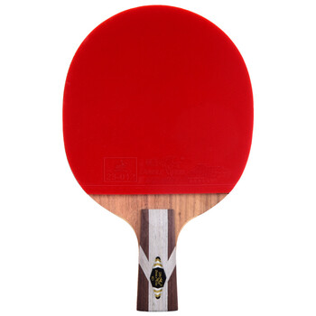 双鱼乒乓球拍直拍 9星九星纯木球拍双面反胶 9D-E 短柄 附拍套 双鱼乒乓球拍直拍 9星九星纯木球拍双面反胶 9D-E 短柄 附拍套