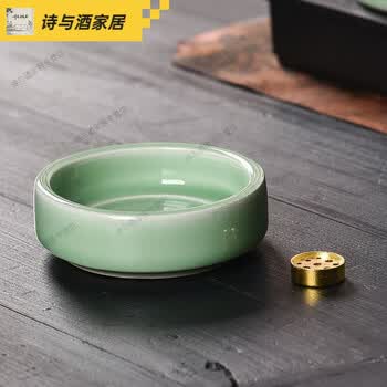 龙泉窑瓷香炉- 京东