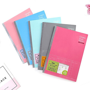 国誉(KOKUYO)进口笔记本子学习计划本周计划日程本子 B5/27张 蓝色1本 NO-Y80MW-B