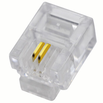 礼嘉 LJ-DH210 工程级2芯电话水晶头 10个/包 6P2C水晶头纯铜镀金 RJ11语音 CAT3两芯电话线插头连接头 礼嘉 LJ-DH210 工程级2芯电话水晶头 10个/包 6P2C水晶头纯铜镀金 RJ11语音 CAT3两芯电话线插头连接头