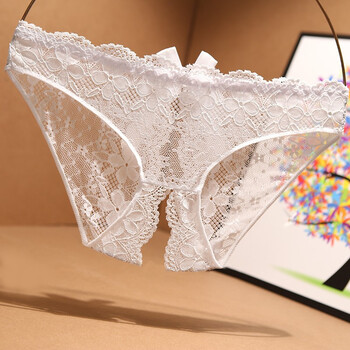 century boy  开裆女士内裤蕾丝 开叉火辣情趣超诱惑三角裤性感t裤