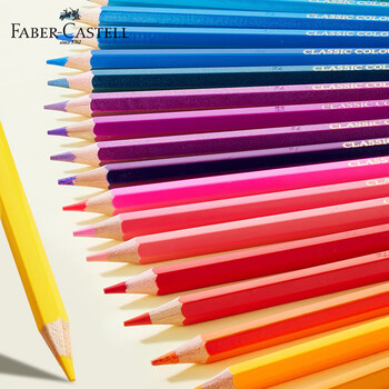 辉柏嘉（Faber-castell）彩铅彩色铅笔油性彩铅绘画套装画画工具学生绘画 36色城堡系列纸盒装 速写开学礼物绘画