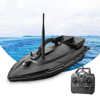 投饵打窝船500米双马达双遥控船钓鱼艇远距离自动垂钓 黑色 打窝船