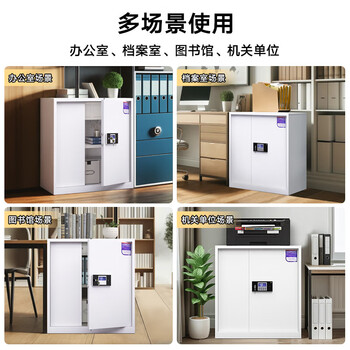 奈高保密柜矮柜小型档案柜保险柜办公室保密文件柜加厚防盗电子密码柜