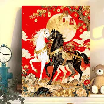 2026年最新】Yahoo!オークション -馬 絵画(油彩)の中古品・新品・未