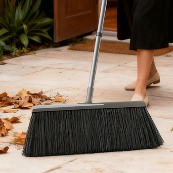锡洁庭院大扫把家用清洁神器扫帚扫院子加长硬毛户外物业环卫扫地笤帚
