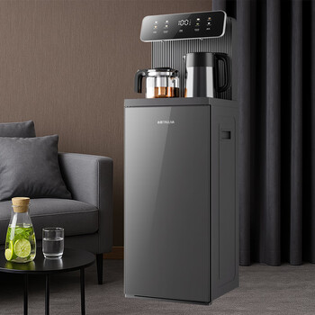 沁园（TRULIVA）茶吧机家用多功能饮水机办公室立式下置式水桶全自动智能大柜体一体烧水壶高端客厅用2026年新款