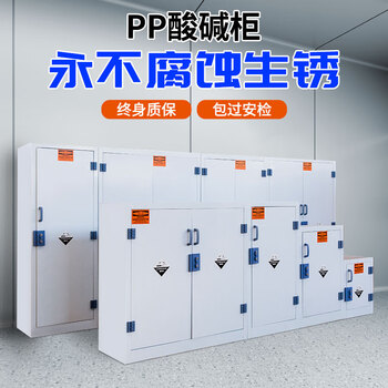 奈高（NAIGAO）PP酸碱柜试剂柜实验室全钢器皿药品柜化学品强酸强碱耐腐蚀双锁柜