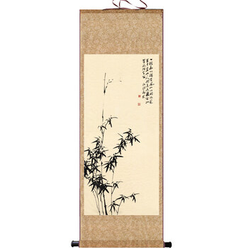 郑板桥竹子水墨画排行- 京东