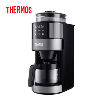膳魔师(THERMOS)美式咖啡机 全自动研磨一体 家用小型现磨咖啡机 滴滤式豆粉双用智能预设EHA-3461E 膳魔师(THERMOS)美式咖啡机 全自动研磨一体 家用小型现磨咖啡机 滴滤式豆粉双用智能预设EHA-3461E