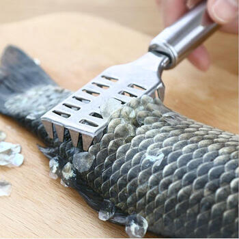 鱼鳞刨鱼鳞刀刮鱼鳞器打鳞器去鱼鳞工具鱼鳞刷去鳞器刮鳞器神器方形