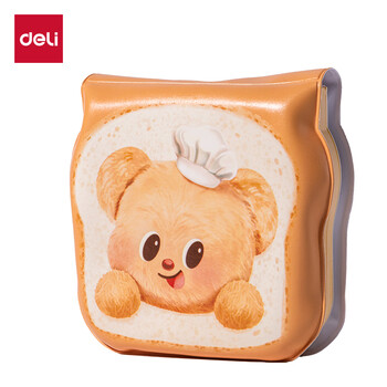 得力(deli)【生日礼物】解压本黄油小熊精装本联名吐司减压本慢回弹卡通超萌80张/本HY225 得力(deli)【生日礼物】解压本黄油小熊精装本联名吐司减压本慢回弹卡通超萌80张/本HY225