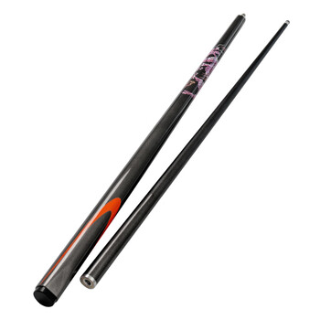 劲南台球杆 小头斯诺克中式黑八碳纤维1/2碳素杆 黑色10mm