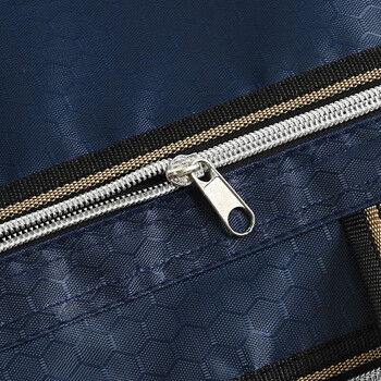 泰档公文包男士手提包牛津布资料袋双层收纳袋防水会议足球纹蓝色双面衬不掉渣【1个】TJ0281