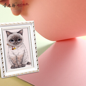 【全网低价】蒙玛特(Mont Marte)色粉纸a5 色粉笔画画纸学生油画棒彩铅绘画纸 带加厚底板绘画本蜡笔画画本MSB0053美术写生