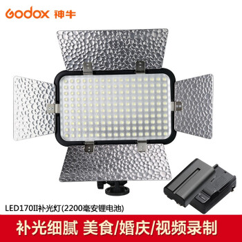 ţGodox LED170II LEDӰ ղƲɷû ΢Ӱ ײһLED+2200﮵+