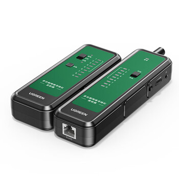 绿联网络寻线仪 支持POE/60V耐压 多功能网线电话网络对线测线仪巡线仪 交换机寻线器测试仪套装抗干扰