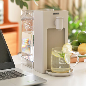 北鼎（Buydeem）台式饮水机办公室桌面即热式饮水机速热饮水机泡奶冲奶水壶智能饮水机一体机年会采购3LS903燕麦白