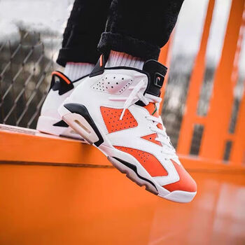 domp【官网】aj6  air 6高帮篮球鞋胭脂学生鞋莆田纯原 aj6佳得乐 40