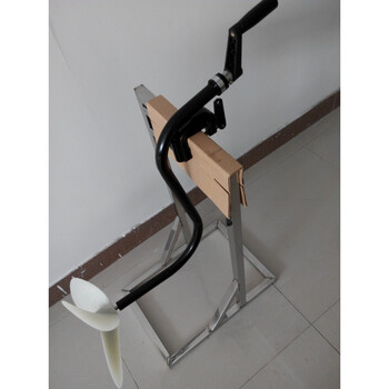 手摇船用推进器 手摇马达橡皮艇船用螺旋桨推进器|手动充气钓鱼船推进