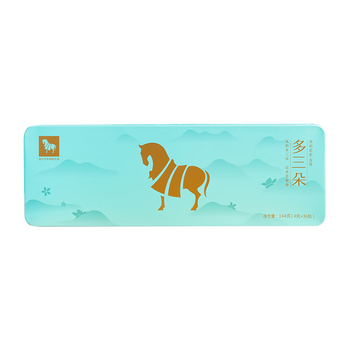 八马茶业 多三朵·茉莉花茶龙珠 绿茶茉莉鲜花茶叶礼盒装144g