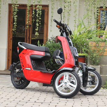 健步v28倒骑三轮电动代步车倒骑驴锂电版安全休闲三轮车2000w大动力