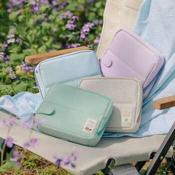 国誉(KOKUYO)Littlewoods系列HACO HACO收纳整理包中包桌立式收纳包笔袋 鸢尾紫 1个装 WSG-BBN02LV