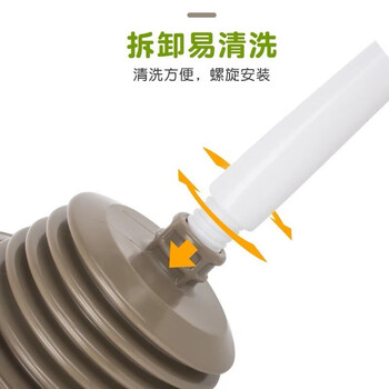 茶花（CHAHUA）马桶疏通器 通马桶 皮搋子 马桶吸 1只装