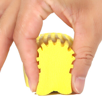 利临 海绵拖把替换头2只装通用对折式吸水胶棉拖把替换头