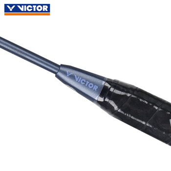 VICTOR威克多羽毛球拍胜利铁锤单拍TK-HMRL EX铁灰蓝5U已穿线23磅附手胶