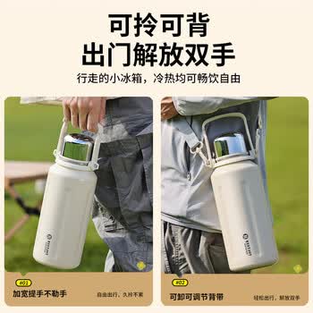 富光拾喜(FUGURNG BESTJOY)保温杯大容量男女户外运动便携茶杯316不锈钢手提杯子黑色1000ml 富光拾喜(FUGURNG BESTJOY)保温杯大容量男女户外运动便携茶杯316不锈钢手提杯子黑色1000ml