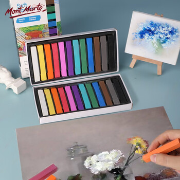 蒙玛特(Mont Marte)色粉笔12色 美术画画粉彩笔手绘彩绘绘画工具套装 易洗彩笔颜料专业粉彩棒画笔MMPT0004美术写生 蒙玛特(Mont Marte)色粉笔12色 美术画画粉彩笔手绘彩绘绘画工具套装 易洗彩笔颜料专业粉彩棒画笔MMPT0004美术写生