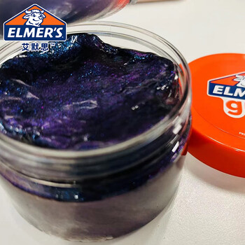 艾默思（Elmer's）史莱姆水晶泥 儿童玩具 益智解压 安全无毒 DIY原料宇宙之光魔法胶