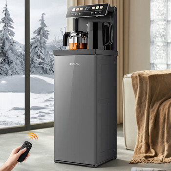 沁园（TRULIVA）茶吧机家用多功能办公室立式饮水机下置式水桶全自动茶吧柜一体高端客厅用制冷制热两用2026年新款