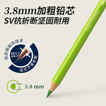 辉柏嘉（Faber-castell）绿盒油性彩铅36色专业手绘艺术家大师级绘画绿铁盒套装110036美术节日开学礼物【梵高认证】画画笔