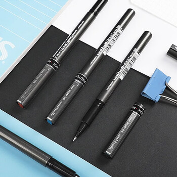 uni三菱 uni-ball EYE黑色中性笔高颜值0.5mm黑笔签字笔商务直液式学生水笔水性笔套装 UB-155 10支 uni三菱 uni-ball EYE黑色中性笔高颜值0.5mm黑笔签字笔商务直液式学生水笔水性笔套装 UB-155 10支